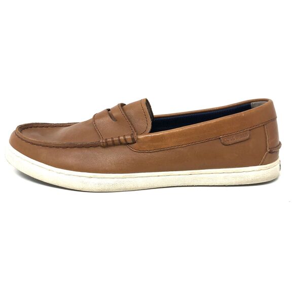 Cole Haan 1928 Nantucket Penny Loafers Mens Size 10 British Tan Grand OS Cushion - Picture 8 of 16